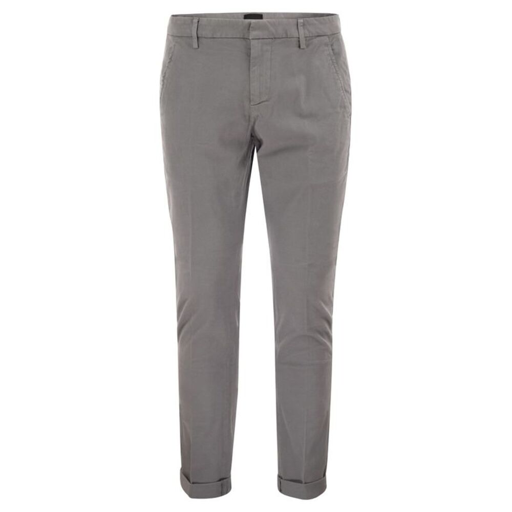 Dondup Men Gaubert - Slim-Fit Gabardine Trousers